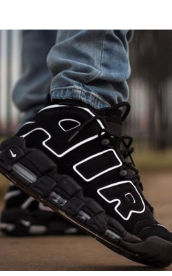 Nike Kids Air More Uptempo "Black 